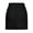 Black, variant on Spencer Women High Waist Bodycon Short Dress Faux Suede A-Line Split Mini Pencil Skirt "L,Black"