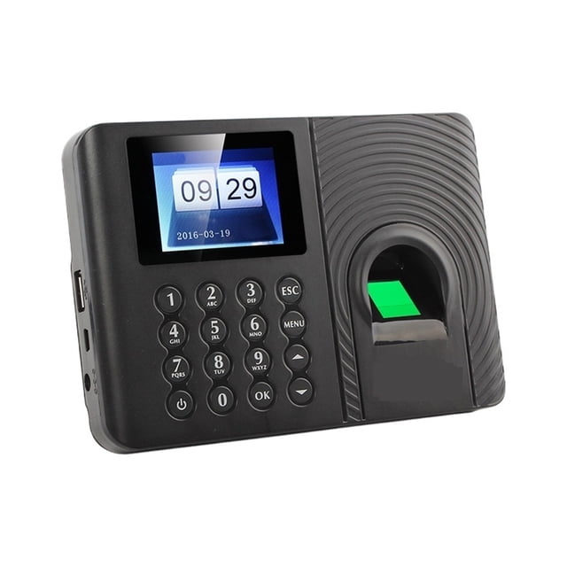 Fingerprint Attendance Biometric Machine System Employee Keypad Electric Time Clock Recorder USB Data Manage ,Easy Operate