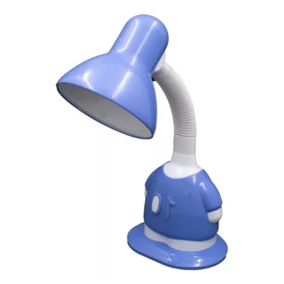 Lámpara De Lectura Para Escritorio Flex Niños Duende Azul