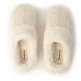 thumbnail image 5 of Dearfoams Womens Claire Cable Knit Chenille Clog House Slipper, 5 of 7