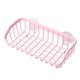 thumbnail image 1 of Kitchen Bathroom Multi-functional Plastic Double Sucker Wall Hanging Storage Rack Storage Rack (Pink), 1 of 3