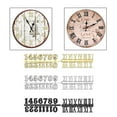 6Pcs Clock Numerals Kit Number Quartz Digital Clock Numbers for Repair