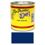 1/2 Pint 1 Shot DARK BLUE Paint Lettering Enamel Pinstriping & Graphic Art