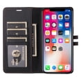thumbnail image 4 of Premium Wallet Case for iPhone 16 Pro with Card Slots & Kickstand, Flip Cover Black, 4 of 7