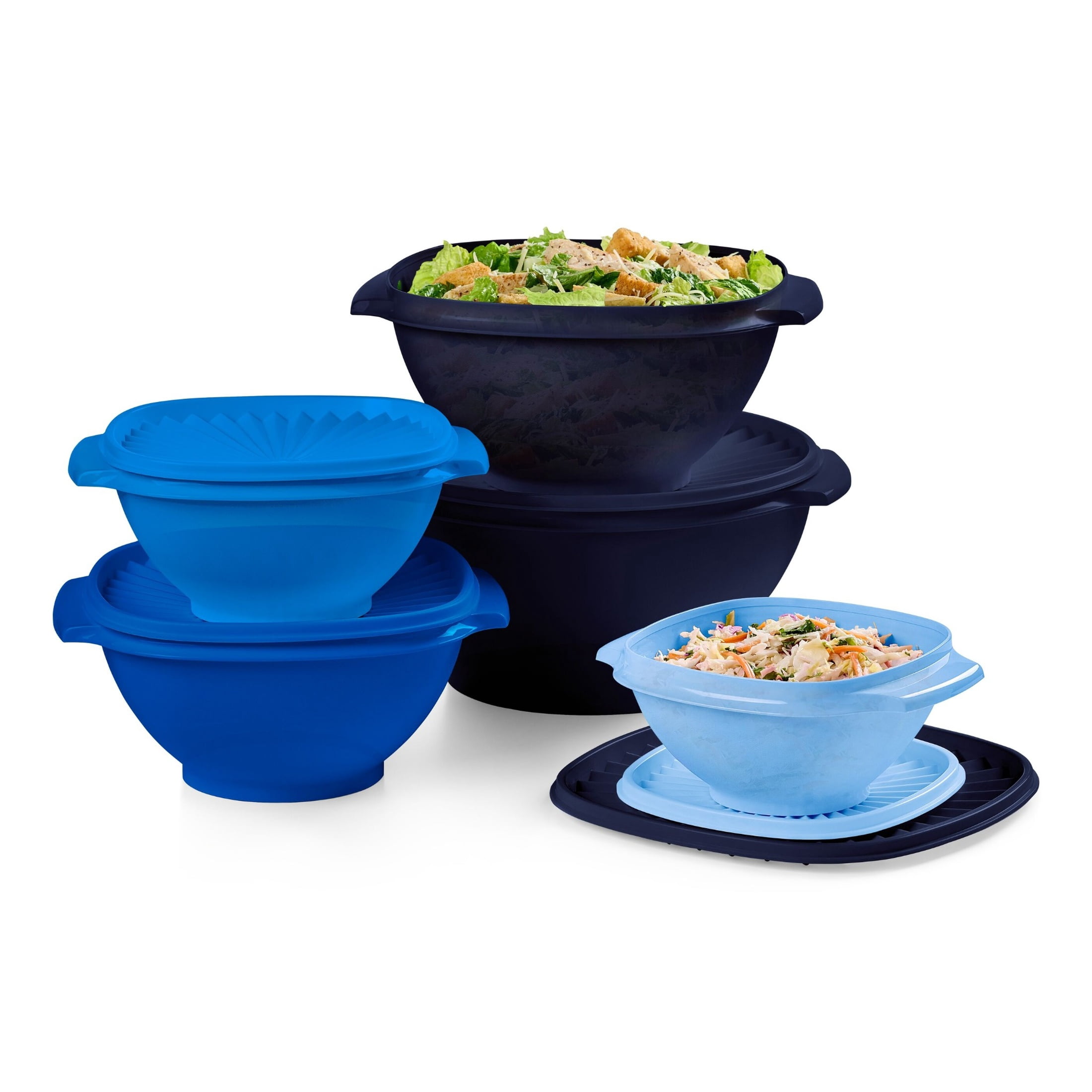 Tupperware Heritage 10 PC Set - Blue