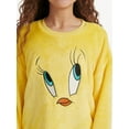 thumbnail image 3 of Looney Tunes X Justice Girls Long Sleeve Sleep Top and Shorts, 2-Piece, Sizes 5-18, 3 of 5