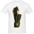 thumbnail image 1 of Janet Music Jackson T-Shirt Men's Cotton Performance Basic Short Sleeve T-Shirt Black, 1 of 8