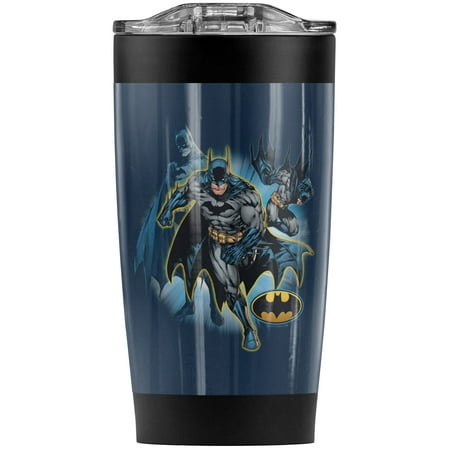 

Batman Collage Stainless Steel Tumbler 20 oz Coffee Travel Mug/Cup Vacuum Insulated & Double Wall with Leakproof Sliding Lid | Great for Hot Drinks and Cold Beverages