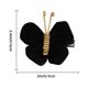 thumbnail image 3 of 2 x Pinzas para el cabello con forma de mariposa Pinzas para el cabello con forma de mariposa Portátiles Versátiles Cabello rizado Cabello Flocado negro, 3 of 9
