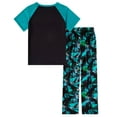 thumbnail image 2 of Aideaone Boys' Pajamas Set Short Sleeves Tops & Long Pants 2-Piece Printed Kid Sleepwear Pajamas Set for Boys 6-14Y, 2 of 6