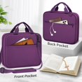 thumbnail image 3 of Funda para Biblia FINPAC, extra grande, 30 x 25 x 8 cm, resistente al agua, color morado, 3 of 8
