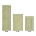 thumbnail image 2 of Better Trends Luxury Bath Rug 3 Piece Set 100% Cotton Tufted Bathroom Rug Water Absorbent, Reversible Machine Washable Runner Mat for Bathroom Floor Decor, Tub, Laundry Room Sage Lux Collection, 2 of 4