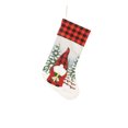 thumbnail image 2 of Suncoda Christmas Tree Decorations, Knitted Christmas Stockings with Santa Claus and Snowman Designs Red Gift Bags Ideal for Christmas Tree Hanging Decoration, 2 of 8