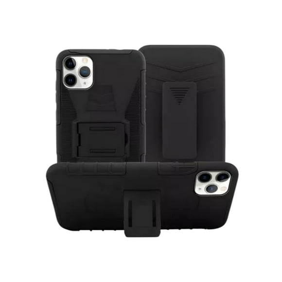 Funda Uso Rudo Clip 360 Para iPhone 11 Más 2 Micas De Cristal