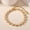 Gold, variant on Adjustable Classic Heart Link Bracelet with Simulated Diamonds Daily Wear Jewelry Gift on Birthday Anniversary Christmas Valentines’ Day Mother’s Day