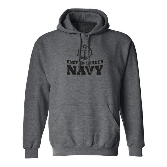 United States Navy Crest Adult Hooded Sweatshirt