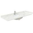 thumbnail image 3 of Elan TK 60" White Single Vanity & Giotto Quartz Top (1-Hole) & Nickel Trim, 3 of 5