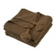 thumbnail image 2 of Manta de punto ligera con borla Manta de camping Manta envolvente Manta de cama para dormitorio Sofá Chales de oficina Colchas Dormitorio 130cmx170cm Sunnimix Frazada, 2 of 8