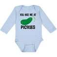 thumbnail image 3 of Inktastic You Had Me at Pickles Boys or Girls Long Sleeve Baby Bodysuit, 3 of 5