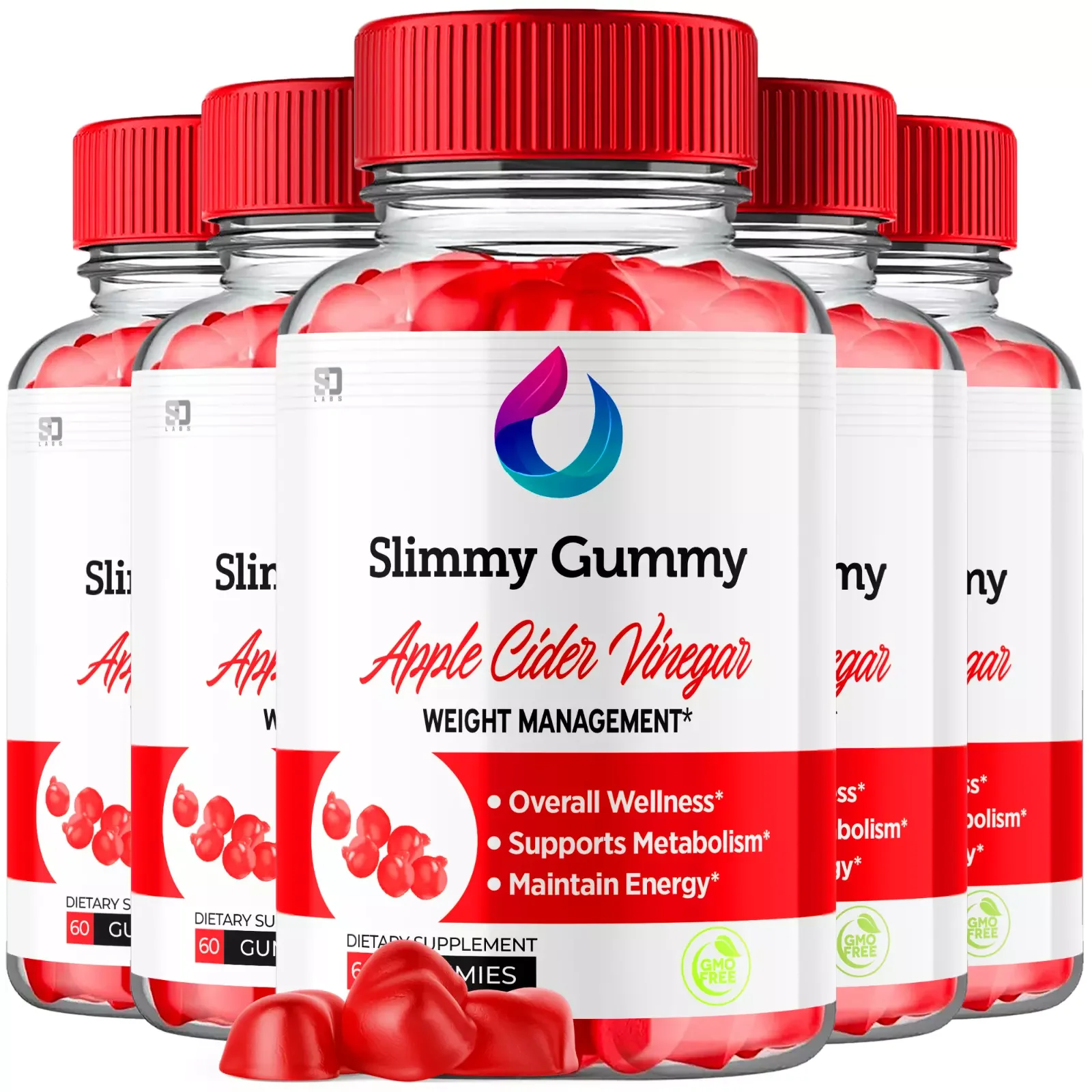Slimmy Gummy Keto ACV Gummies Maximum Strength Weight Management Supplement 300 Gummies