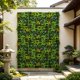 thumbnail image 5 of Panel de Cercado de Seto Artificial 60x40cm Pantalla de Privacidad de Hojas Falsas para Balcón Jardín Decoración Exterior, 5 of 6