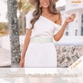 thumbnail image 3 of WHIPPY Women Straw Woven Stretch Belt for Dresses Pants Ladies Braided Elastic Belts, 3 of 6