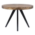 thumbnail image 5 of Parq Oval Dining Table-Color:Cappuccino,Style:Rustic, 5 of 6