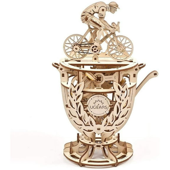 UGears Mechanical Models 3D Wooden Puzzle | Automaton Cyclist