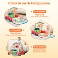 thumbnail image 4 of Baby Play Mat,  Caveen 4 in 1  Baby Gym Activity Center with Musical Light Piano, Baby Learning Walker for 0-36 Months Infant Toddler, 4 of 13