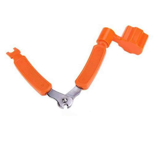 3 in 1 Multifunction Guitar String Winder String guitar string tool guitar Pin Puller String Guitar Tool Accessory, Orange