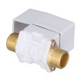 thumbnail image 1 of Válvula De Entrada De Agua, 0.02-0.8Mpa DC12V Rosca De 1/2 Pulgada Previene El Reflujo Válvula Solenoide De Agua Filtro Desmontable Larga Vida útil Para Lavadora, 1 of 7