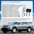 thumbnail image 4 of ARCADORA Ignition Lock Cylinder Replacement for Civic Accord Odyssey Fit Pilot CRV Acura TL MDX TSX Models, 4 of 8