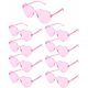 thumbnail image 1 of Lentes de Sol ZHANGBY Corazon Sin Marco Set de 9 Pares para Fiestas y Eventos, 1 of 5