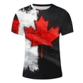 thumbnail image 4 of TopLLC Tenues du 4 Juillet pour Femmes, Hauts d'Été pour Femmes, T-Shirt Mode Imprimé Tournesol, Blouse à Manches 3/4, Col Rond, Décontracté, 4 of 5