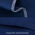 thumbnail image 5 of Ntbay 500 Thread Count Egyptian Cotton Queen Pillowcases Set of 2, Ultra Soft and Breathable Pillow Cases with Envelope Closure, 20x30 inches, Navy Blue, 5 of 6