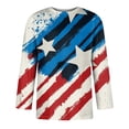 thumbnail image 4 of Camisas de Manga Larga para Hombres Imprimir Casual Cuello Redondo Blusa de Manga Corta, Camisas de Lino para Hombres, 4 of 4