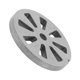 thumbnail image 4 of Meat Grinder Blade Plate Fan Hole Stainless Steel Mincer Blades Disc Accessories for Replacement, 4 of 4