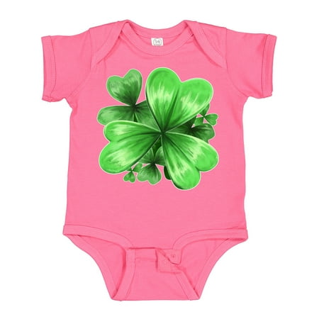 

Inktastic Painted Clover Patch- Shamrocks for St. Patricks Day Gift Baby Boy or Baby Girl Bodysuit