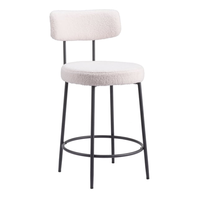 Banco de Barra Blanca Blanco - Kessa Muebles