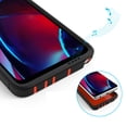 thumbnail image 2 of TECH CIRCLE Motorola Moto G Stylus 2022 4G Case,Military-Grade Full-Body Heavy Drop Shockproof Protection Ring Kickstand magnetic car mount Cover for Moto G Stylus 4G Case 2022,Orange, 2 of 7