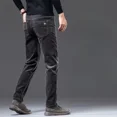 thumbnail image 4 of Pantalones de vestir rectos de pana formales para trabajo, pantalones casuales de otoño e invierno para hombre, pantalones ajustados para hombres, pantalones largos baratos, estilo coreano Y2k, 4 of 4