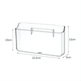 thumbnail image 6 of Wall Mounted File Storage Box, Wall Mounted Magazine Rack Wall Mounted Pocket Cabinet Storage Box for Office Bathroom, 6 of 6