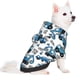 thumbnail image 2 of Fotbe Blue Excavator Sudadera con Estampado para Perros Pequeños – Suéter con Capucha para Mascotas, Tela Suave de Forro Polar con Bolsillo-Small, 2 of 7