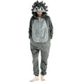 thumbnail image 5 of SWEETXIN Adult's Hedgehog One-Piece Holiday Family Pajamas Halloween Costume Suit for Women and Men Jumpsuit SizeM, 5 of 7