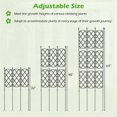thumbnail image 6 of Topcobe 3-Pack Outdoor Plant Support Frame for Raised Garden Bed, Outdoor Garden Plant Stand for Patio Backyard, 6 of 12