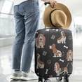thumbnail image 2 of Basset Hounds with Bones and Presents Luggage Cover Fashion Suitcase Cover Baggage Covers Fit 25-28 Inch Luggage (Go Travel), 2 of 5