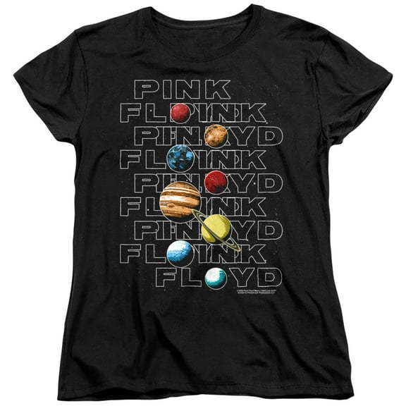 Pink Floyd Pink System Women's T Shirt, Black, 2X-Large