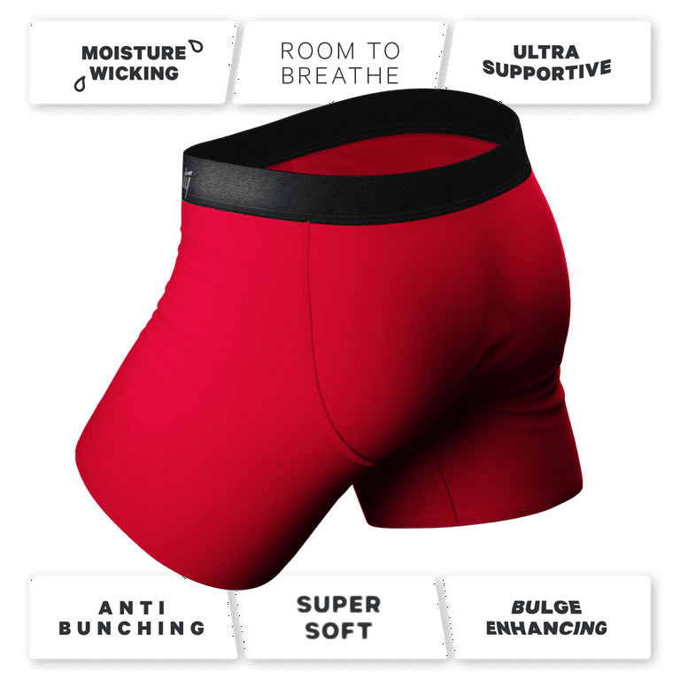 The Red Dress Effect - Shinesty Red Ball Hammock Pouch Underwear 2X