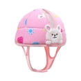 thumbnail image 2 of Casco para bebé, gorro para bebé, sin golpes, relleno de esponja, ajustable, cómodo para caminar, gatear y proteger el sombrero para niños de 1 año. Conejo, 2 of 10