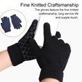thumbnail image 3 of Sonducket Guantes de punto Invierno Mujer Hombre Calentamiento de manos Cubierta Accesorio de ropa Pantalla táctil Punto Guante de dedos completos Tipo 1 guantes y mitones Tipo 6 Sonducket AP010237-06, 3 of 6